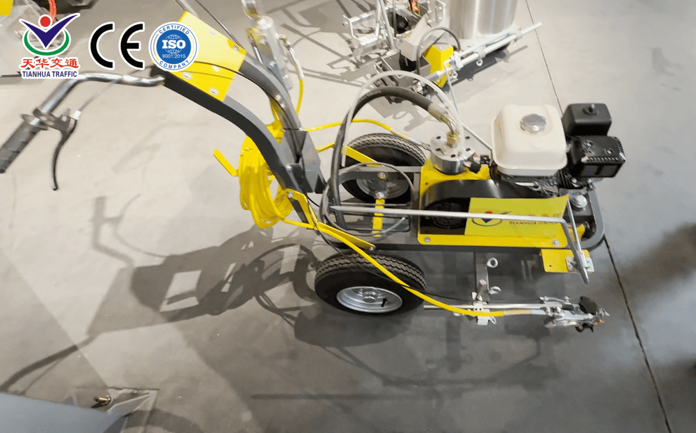 RMM-1 Diaphragm Pump Cold Spray Road Marking Machine - TIANHUA GROUP ...