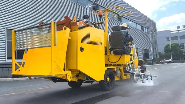 Ride-On Self-Propelled Two-Component Cold Spray Road Marking Machine For sale