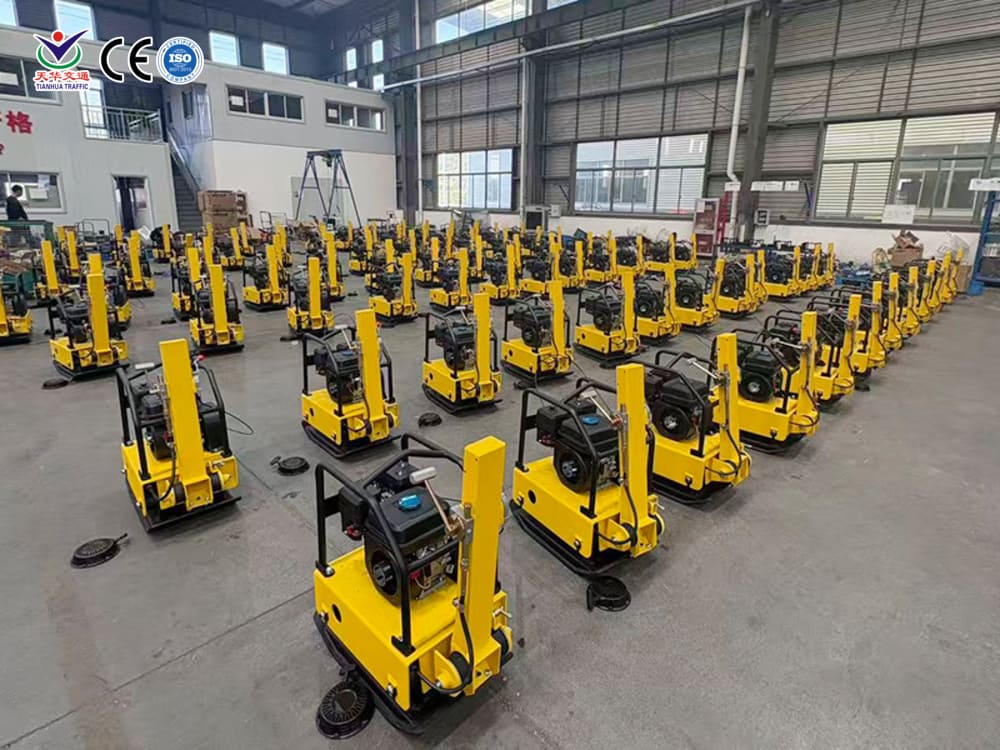 Road marking machine finished product workshop factory