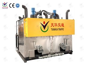 DCHP-1200DG Dual-Fuel Hydraulic Double-Cylinder Thermoplastic Melting Kettle