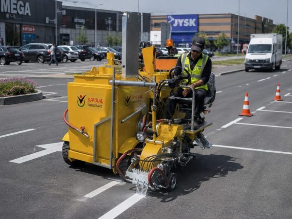 Ride-on Thermoplastic Extrusion Road Marking Machine Ride-on Thermoplastic Extrusion Road Marking Machine